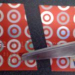 cut up Target card